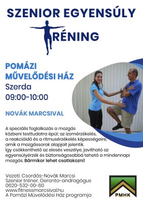 Szenior Egyensúly Tréning Novák Marcsival Szenior Egyensúly Tréning Novák Marcsival