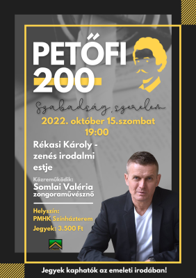 Petőfi 200 Zenés irodalmi est Petőfi 200 Zenés irodalmi est