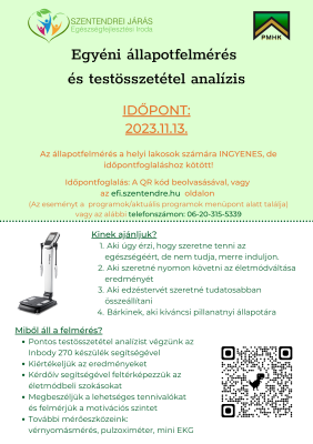 Állapotfelmérés Állapotfelmérés