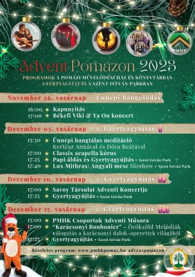 Advent Pomázon 2023 Advent Pomázon 2023