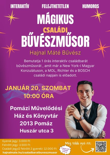 Mágikus családi bűvészműsor