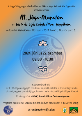 III. Jóga - maraton III. Jóga - maraton