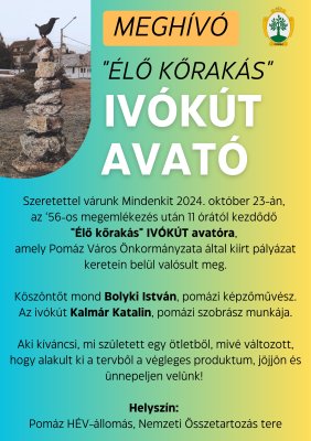 Ivókút avatás Ivókút avatás