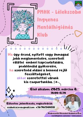 Lélekszoba Mentálhigiénés Klub