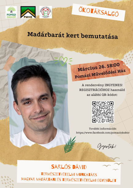 Ökotársalgó: Madárbarát kert bemutatása
