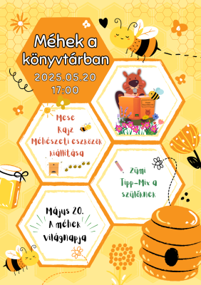 Méhek a könyvtárban