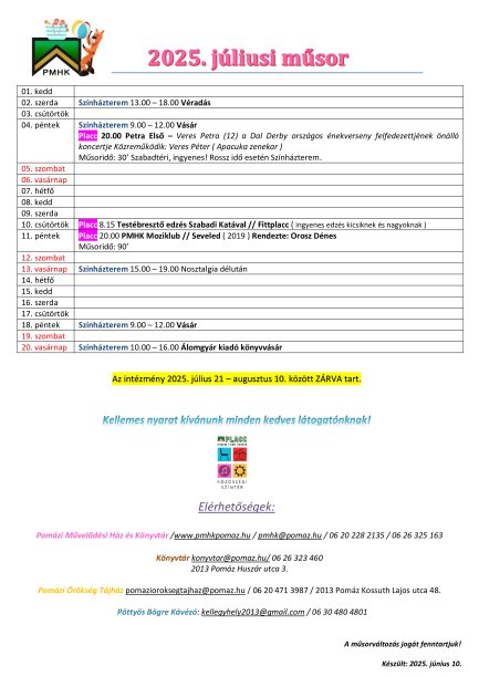 júliusi program