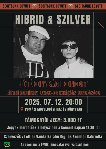 Hibrid & Szilver jótékonysági koncert