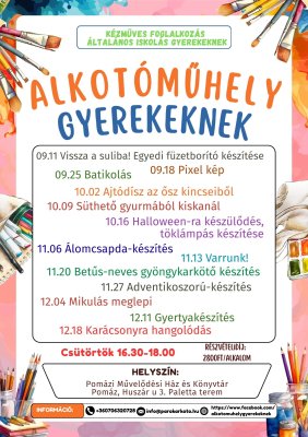 Alkotóműhely gyerekeknek Alkotóműhely gyerekeknek