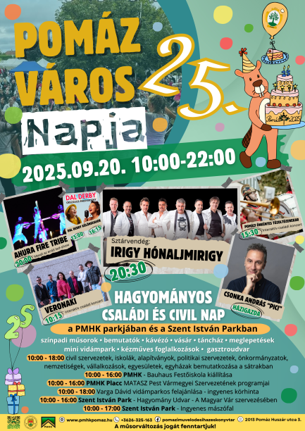 Pomáz Város Napja 2025