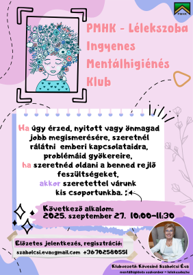 Lélekszoba Mentálhigiénés Klub