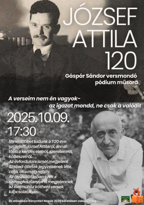 József Attila 120. József Attila 120.