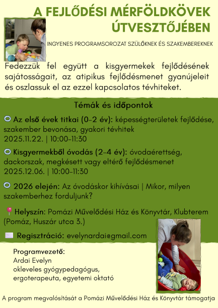 a fejlődési mérföldkövek útvesztőjében