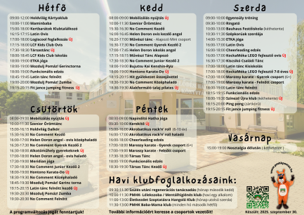 heti programok
