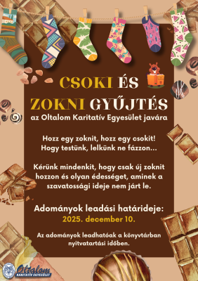 Csoki és zokni gyűjtés Csoki és zokni gyűjtés