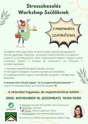 Stresszkezelés workshop szülőknek