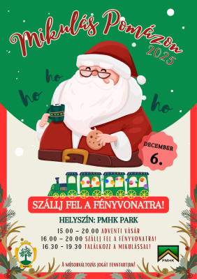 Mikulás Pomázon 2025