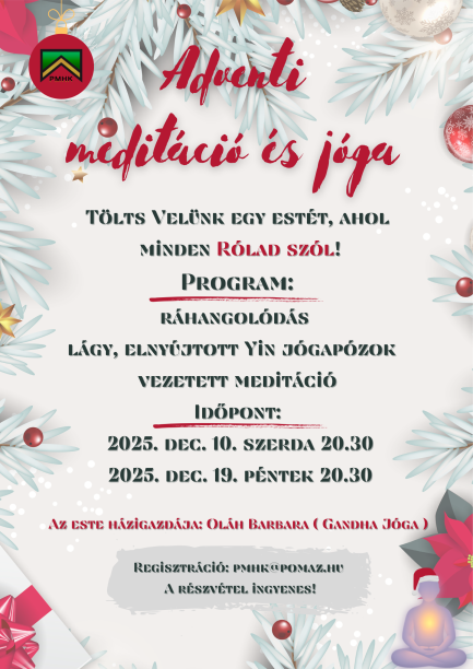 Adventi meditáció és jóga
