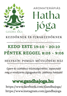 Aromaterápiás Hatha jóga