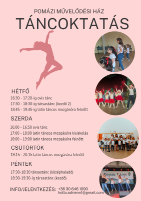 Latin és társastánc csoportok Holló Adriennel