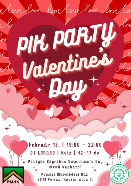 PIP party valentine's day