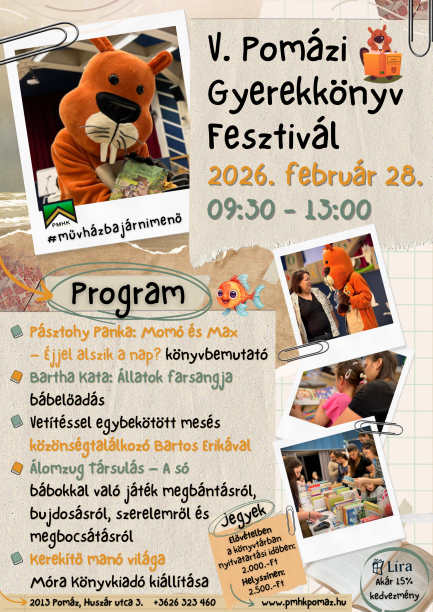 V. Pomázi Gyerekkönyv Fesztivál
