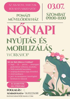 Nőnapi nyújtás és mobilizálás workshop
