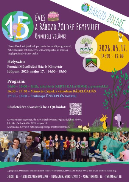 15 éves a Bábozd zöldre Egyesület