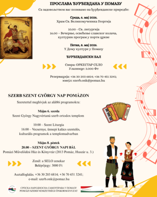 Szerb Szent György Nap Pomázon