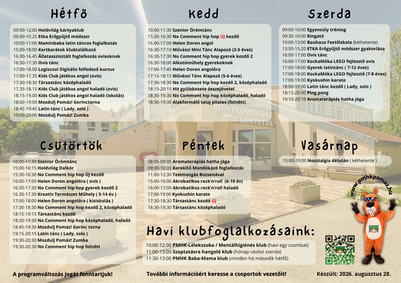 heti programok