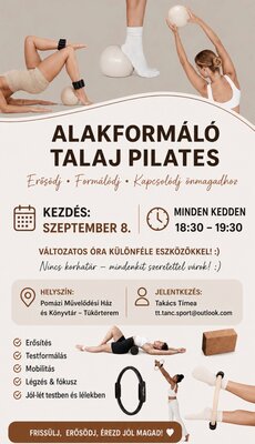 Alakformáló talaj pilates