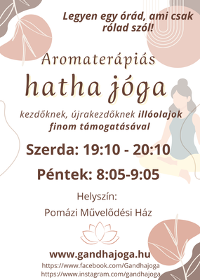 Aromaterápiás Hatha jóga