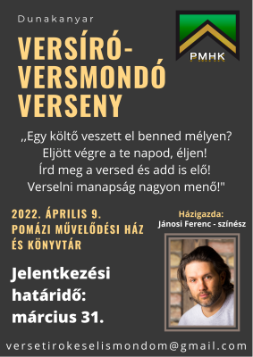 Versíró - versmondó verseny Versíró - versmondó verseny