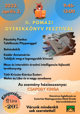 II. Pomázi gyerekkönyv fesztivál