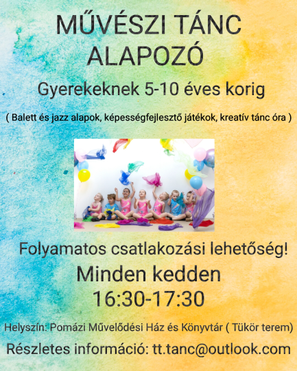 Művészi Tánc gyerekeknek