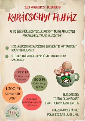 Karácsonyi Tájház Karácsonyi Tájház
